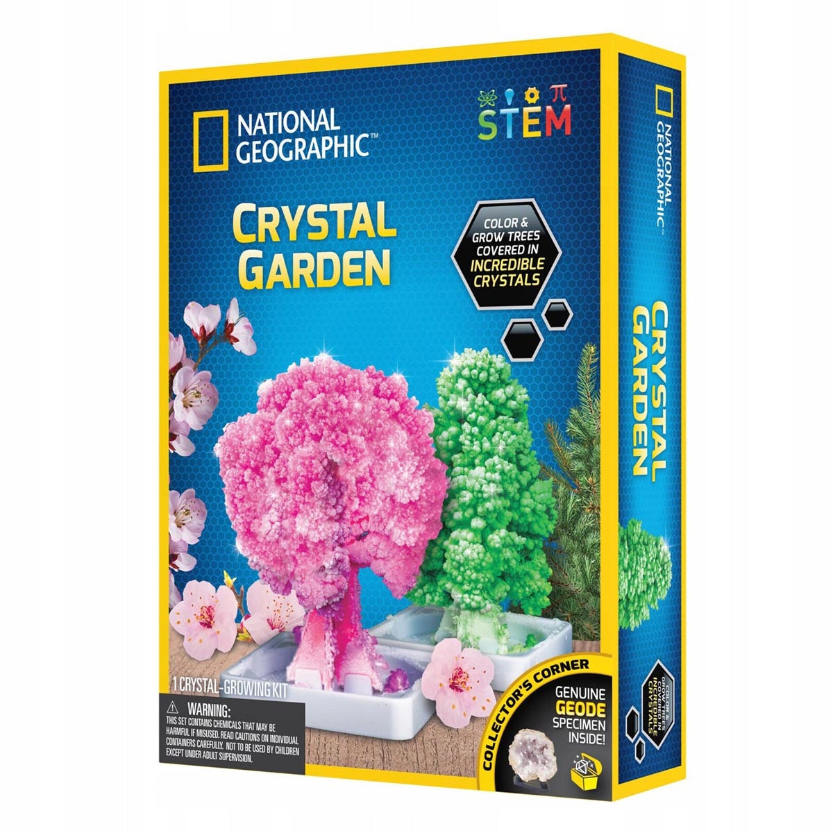 NATIONAL GEOGRAPHIC Toy Creative Crystal Garden Set Packaging status original