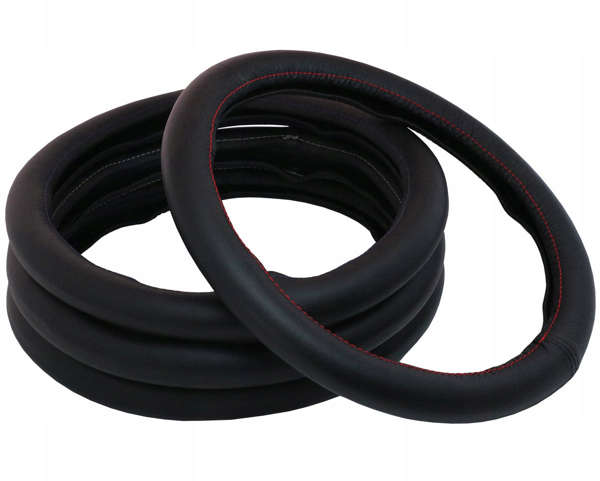 NATURAL LEATHER STEERING WHEEL COVER for Mercedes Sprinter 1 2 3 4 Viano