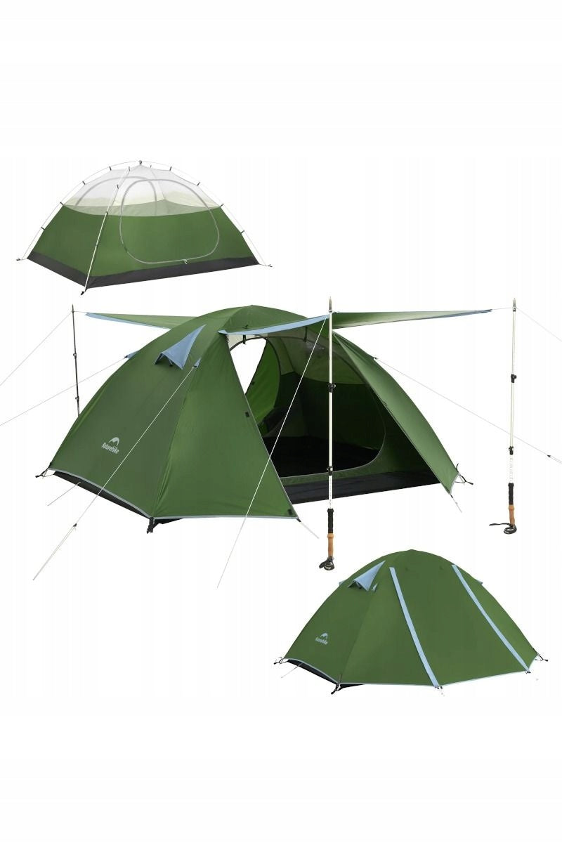 NATUREHIKE Hiking tent Bleik Type B CNK2550WS038 3os. green