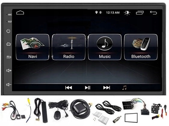 NAVIGATION CAR RADIO 2 DIN ANDROID 16 GPS BLUETOOTH DSP CARPLAY 4GB Packaging status original