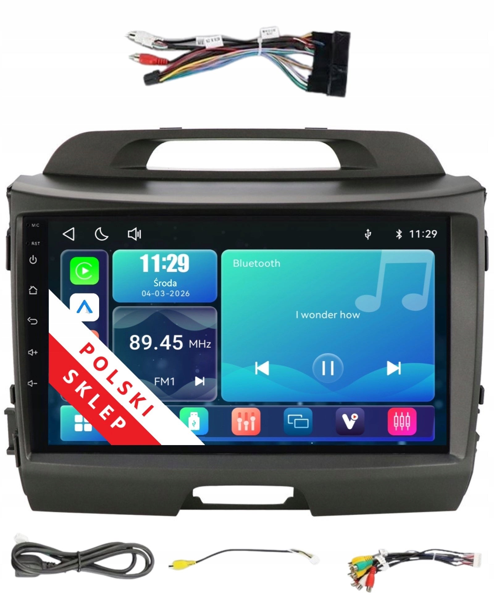 NAVIGATION RADIO 2DIN LINUX KIA SPORTAGE 3 III APPLE CARPLAY ANDROID AUTO
