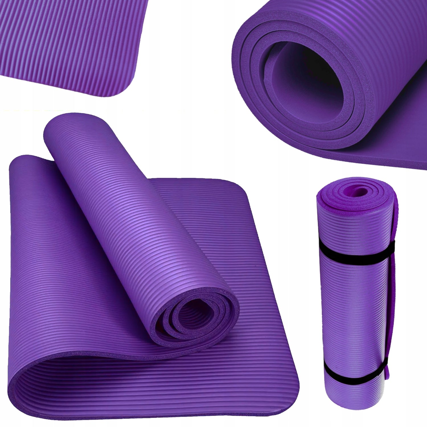 NBR MAT for Yoga Exercise Fitness Aerobic Yoga LARGE STRONG THICK MAT 15 Manufacturer code Mata do ćwiczeń NBR 15mm gruba