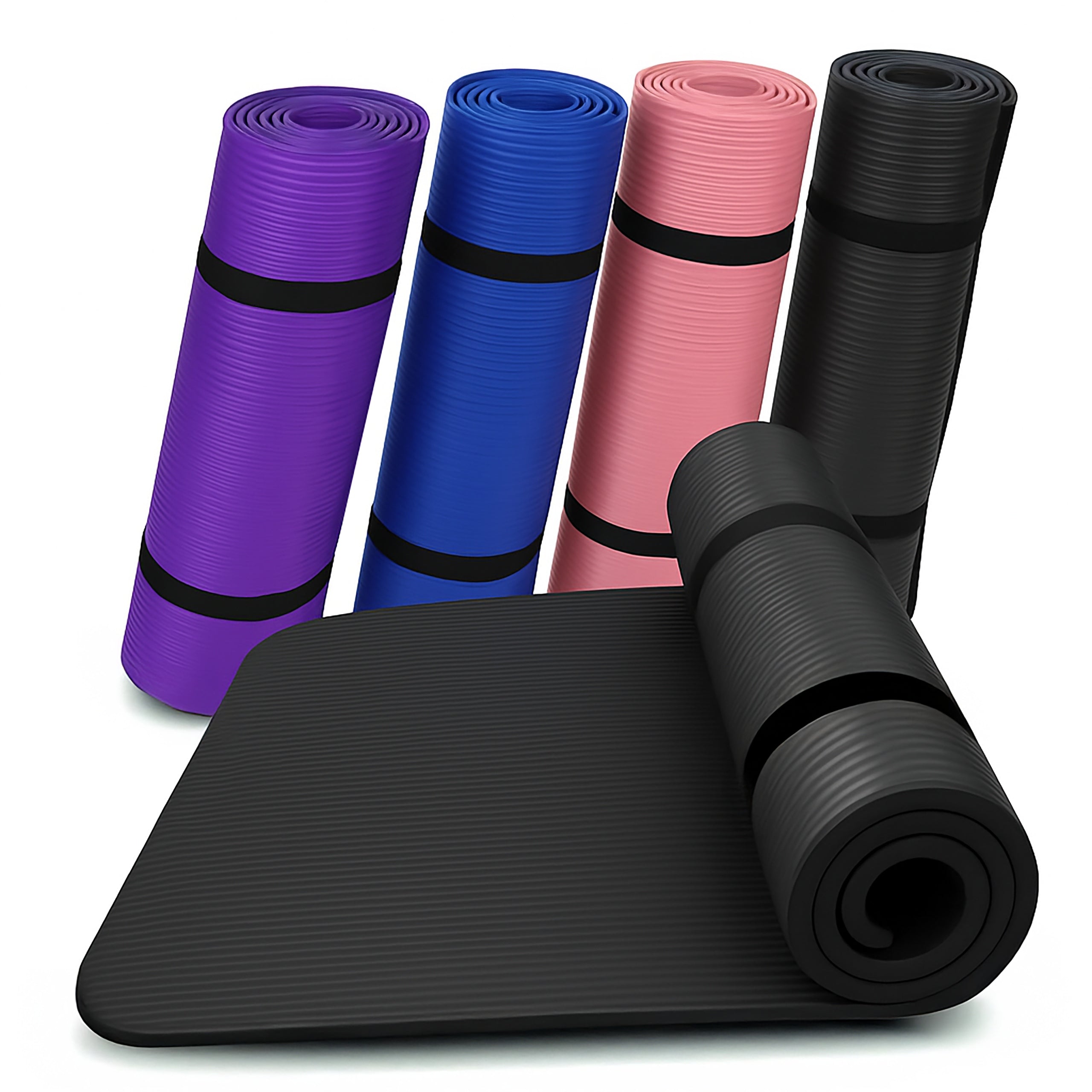 NBR MAT for fitness exercises Yoga aerobics Yoga THICK STRONG LARGE MAT 10