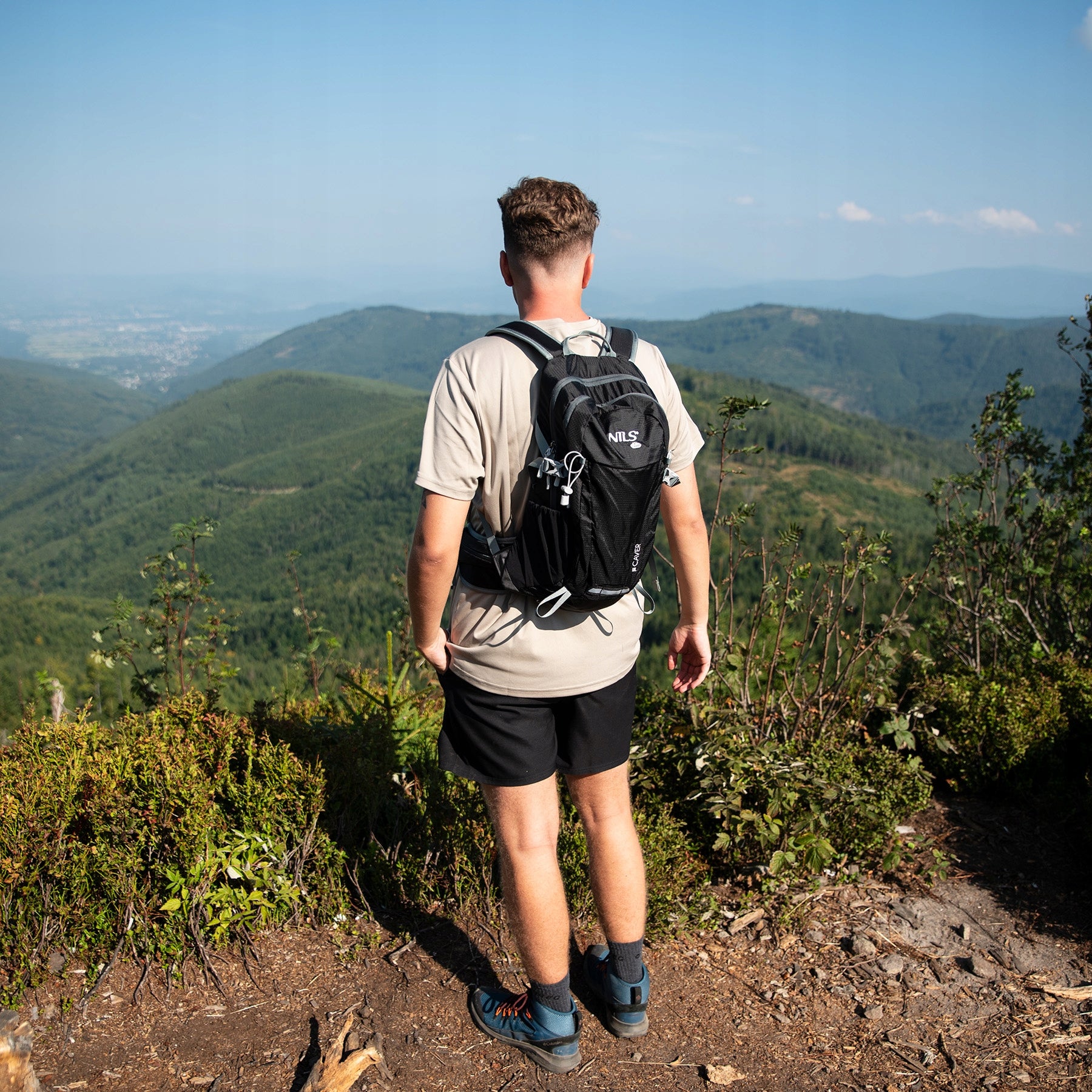 NC1950 HIKING BACKPACK BLACK CAVER 18L NILS CAMP Brand Nils Camp
