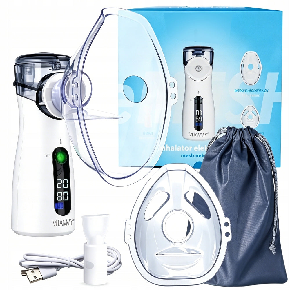 NEBULISER INHALER FOR CHILDREN AND ADULTS - PORTABLE FOR SILENT BATTERY