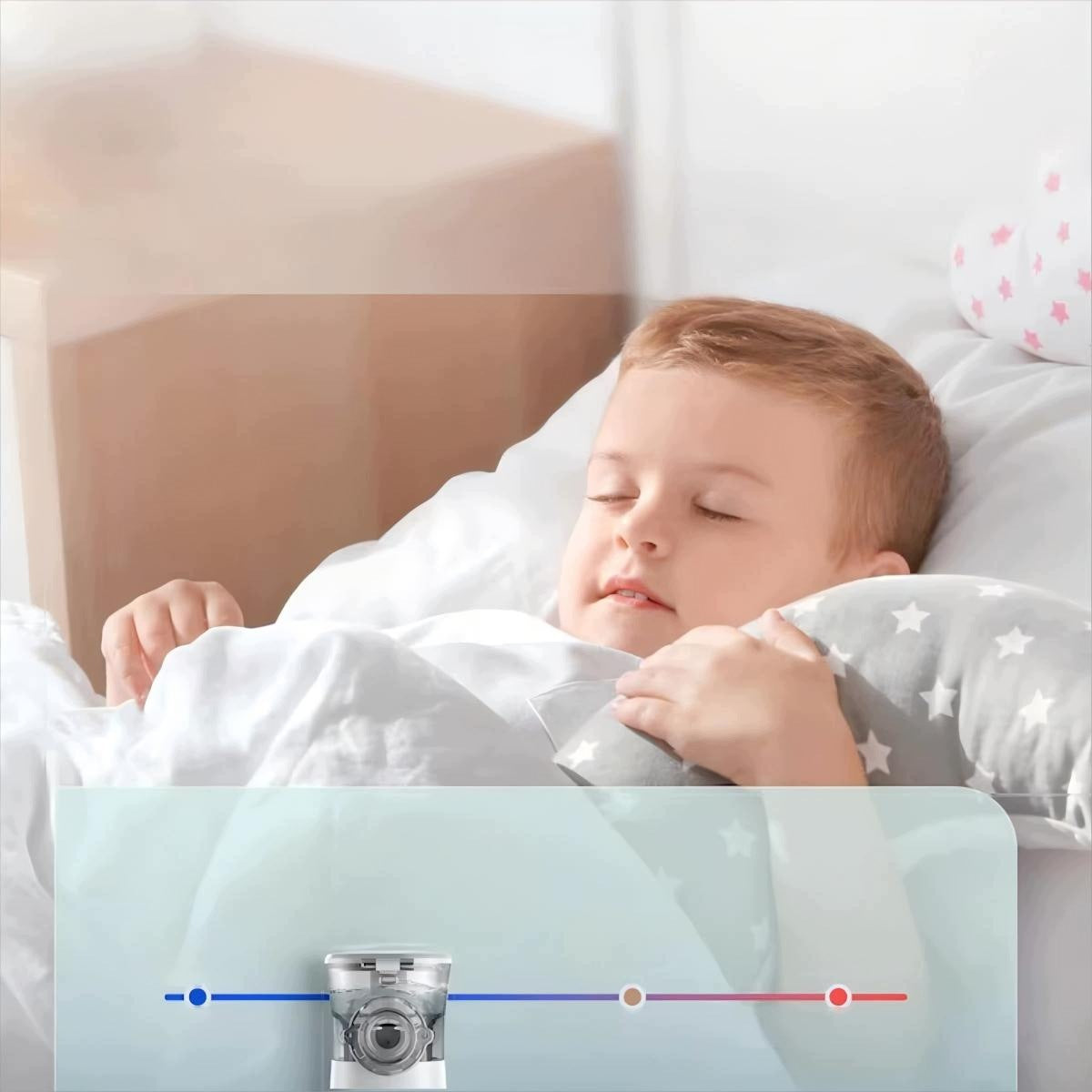 NEBULIZER INHALER FOR CHILDREN ADULTS MESH PORTABLE SILENT LITE Manufacturer of a medical device 4069391173829