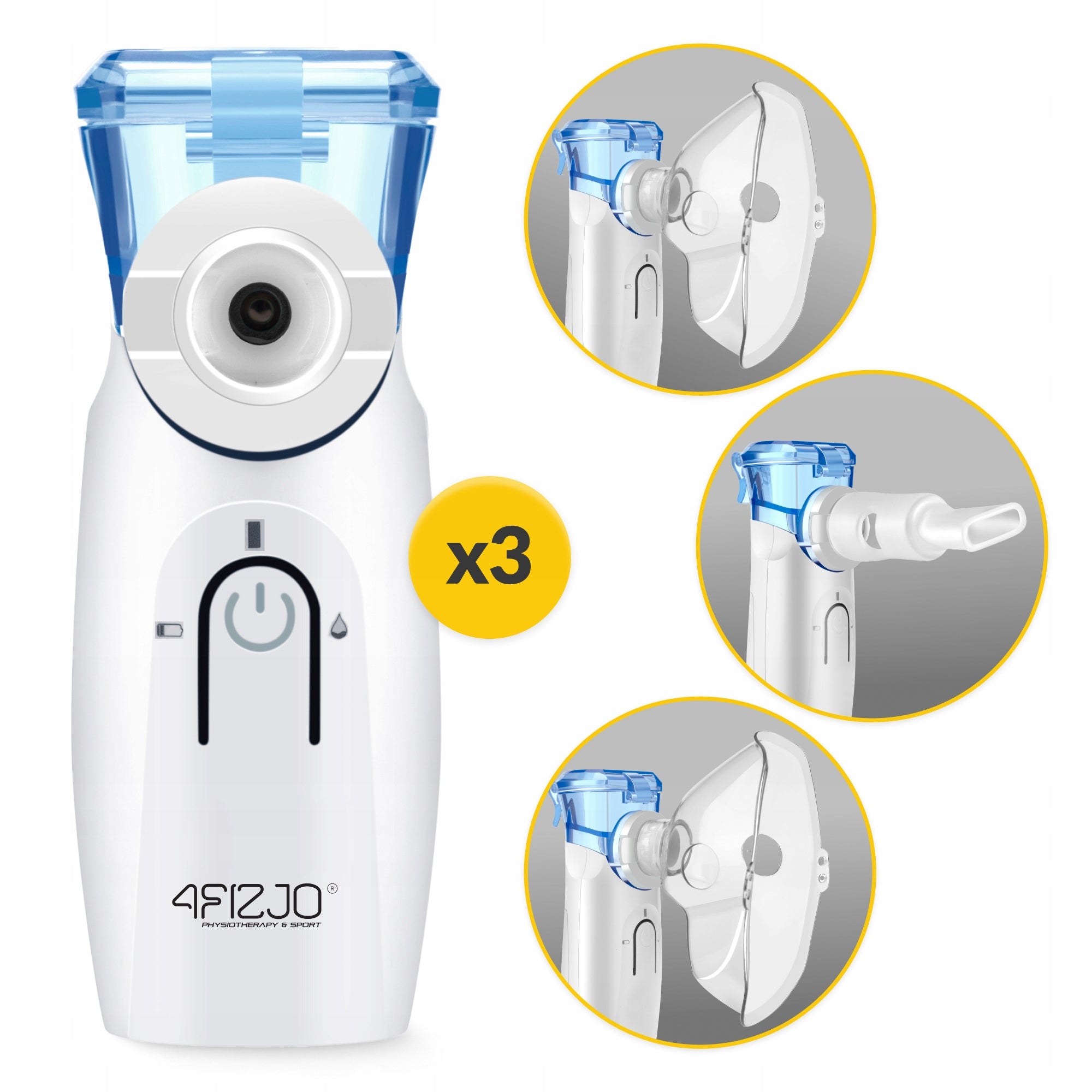 NEBULIZER INHALER FOR CHILDREN ADULTS MESH PORTABLE SILENT LITE Medical device yes