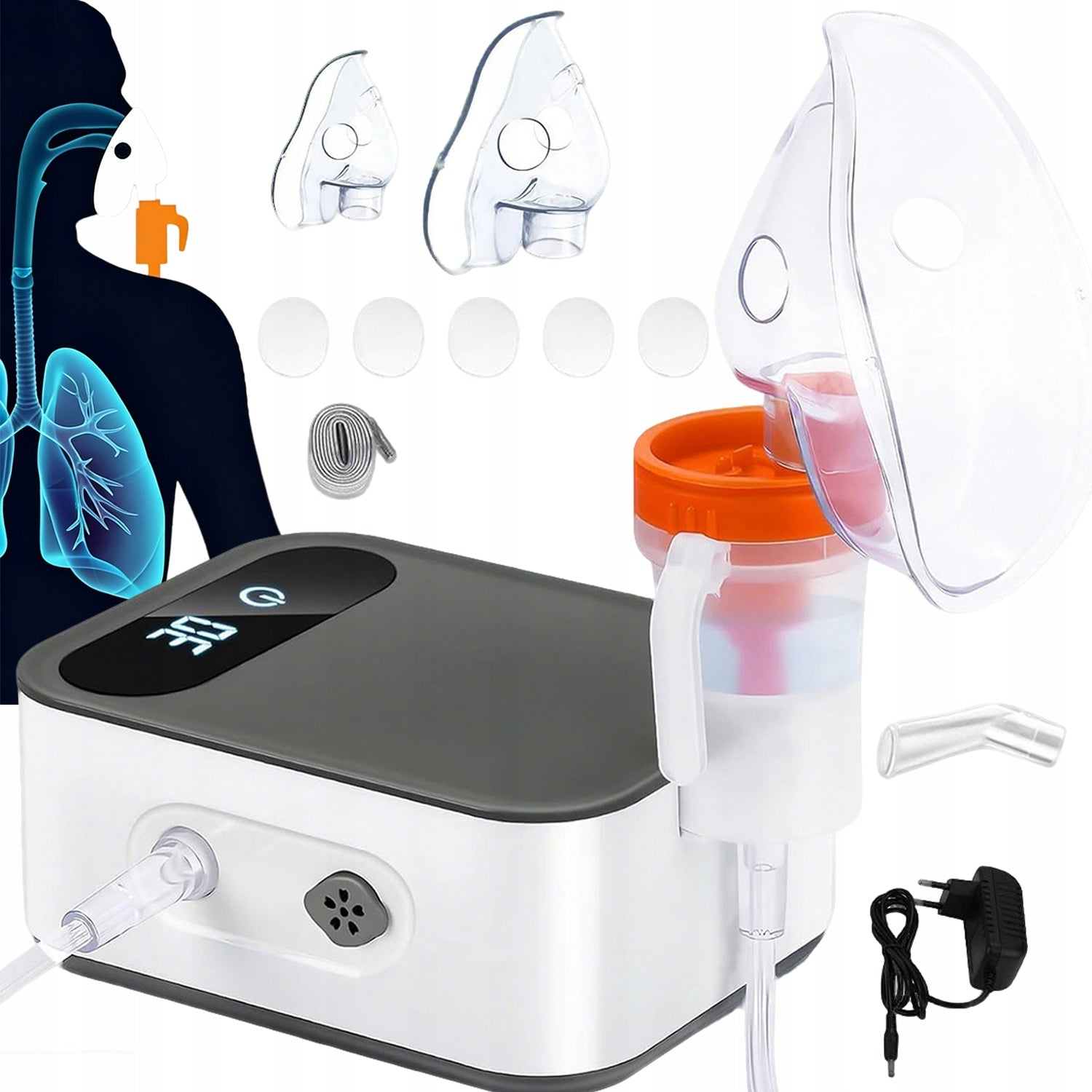 NEBULIZER INHALER FOR CHILDREN AND ADULTS +FREEBIES