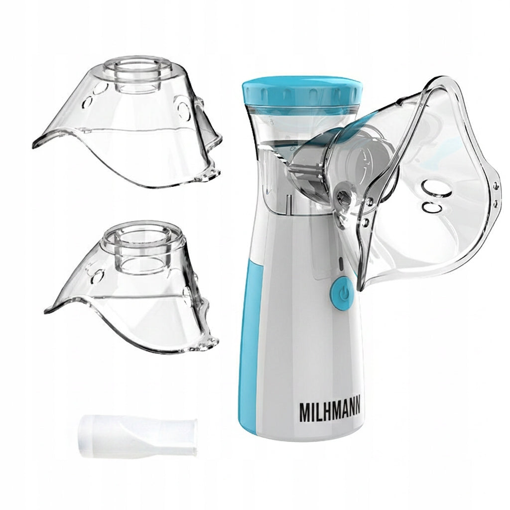 NEBULIZER INHALER FOR CHILDREN AND ADULTS PORTABLE + POKEMON STICKERS Packaging status original