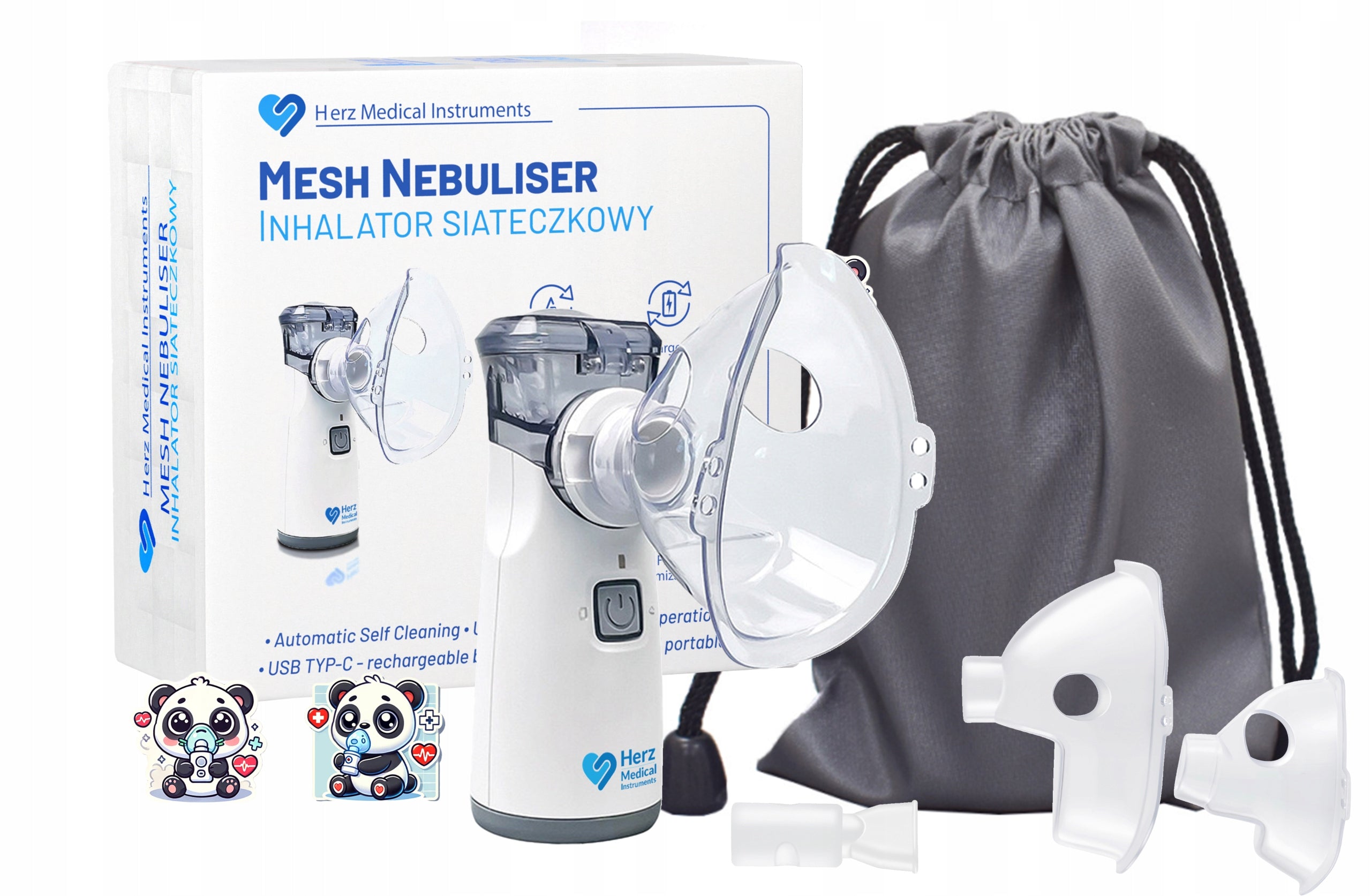 NEBULIZER INHALER For Children and ADULTS -PORTABLE for Rechargeable Silent Battery Medical device yes