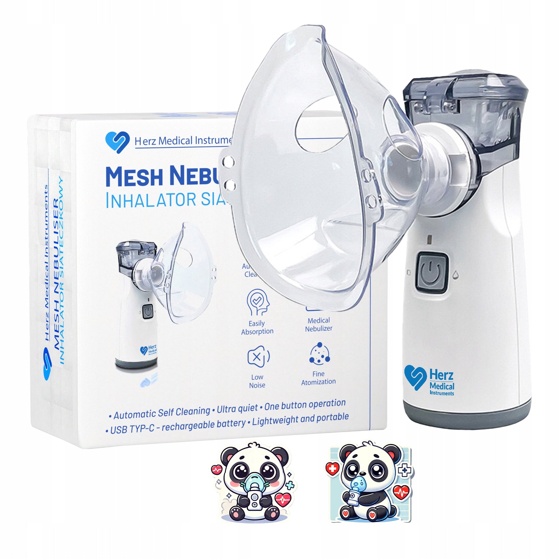 NEBULIZER INHALER For Children and ADULTS -PORTABLE for Rechargeable Silent Battery