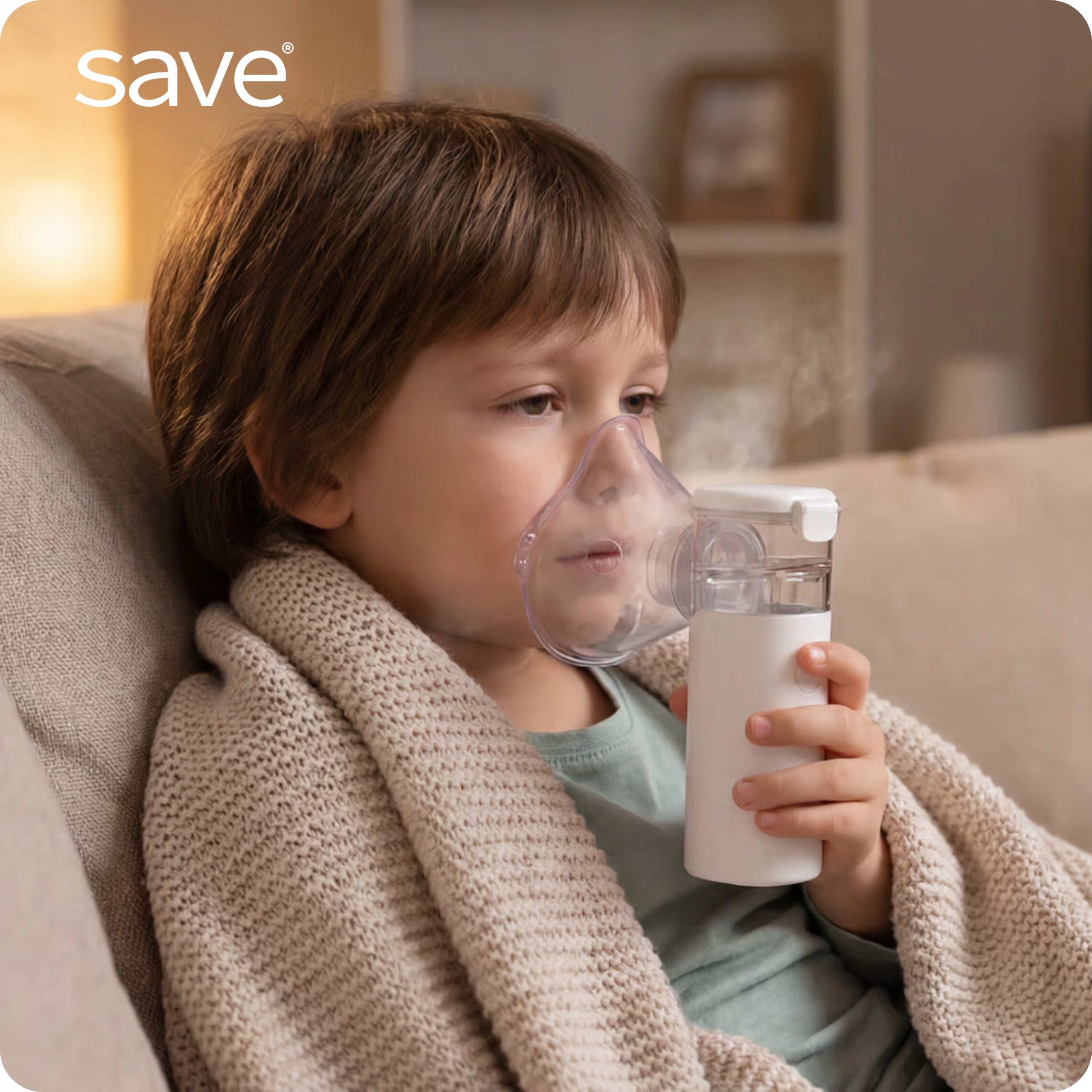 NEBULIZER INHALER PORTABLE QUIET FOR CHILDREN ADULTS MESH SAVE Packaging status original