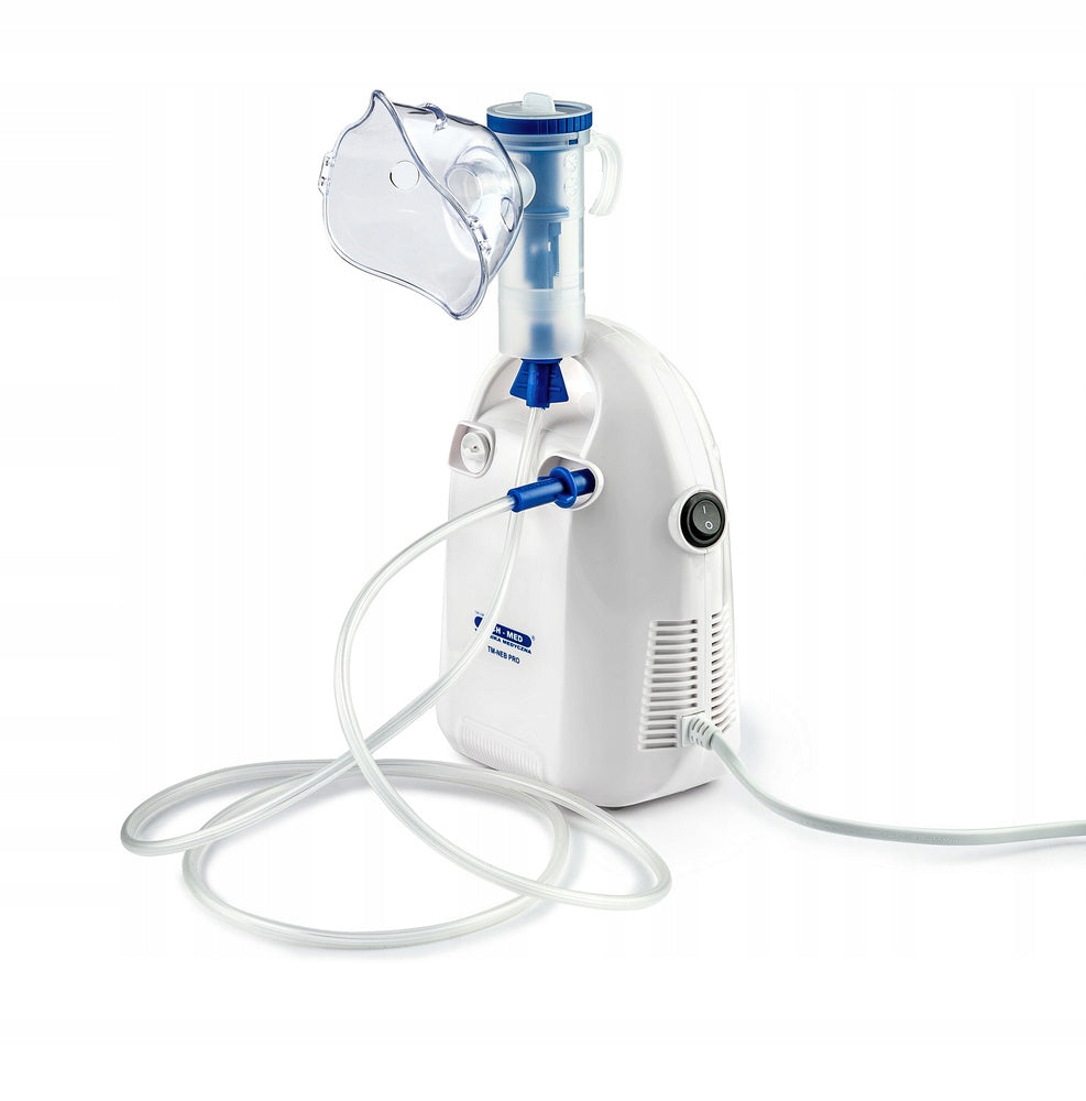 NEBULIZER INHALER for children and adults PISTON silent 2 masks TECH-MED Packaging status original