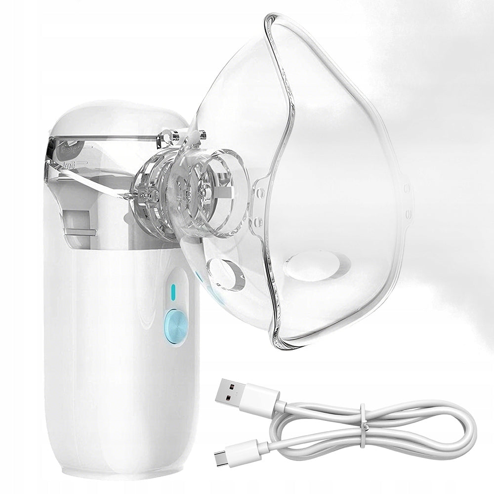 NEBULIZER PORTABLE INHALER 3 LEVELS SILENT MASK FOR ADULT CHILDREN