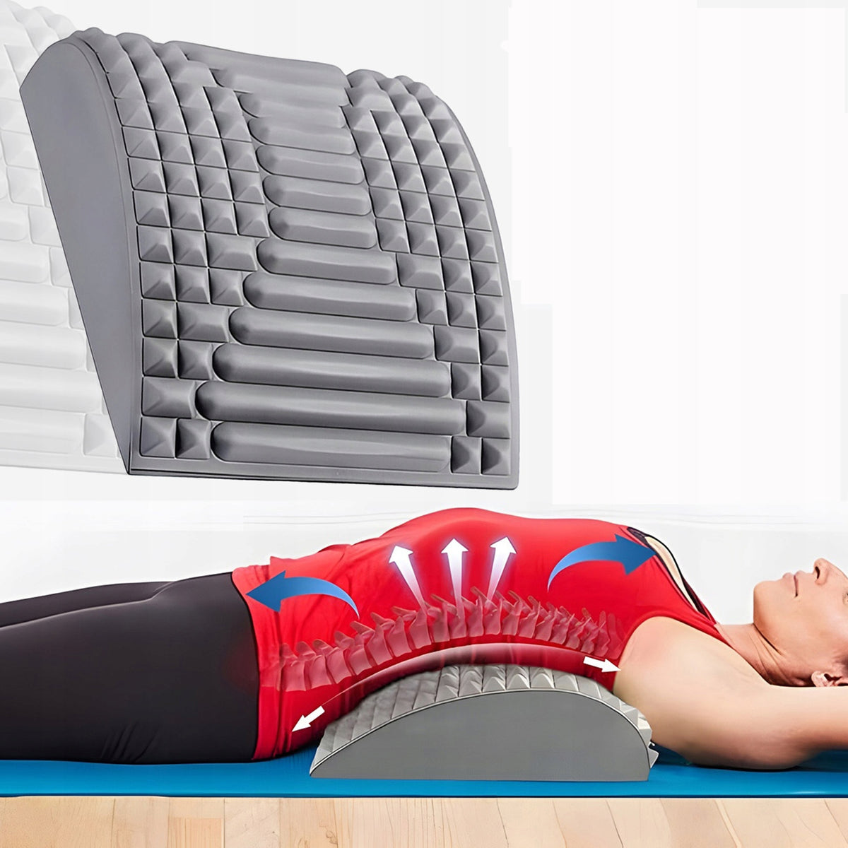 NECK AND BACK STRETCHER ELASTIC SPINE MASSAGER RELAXING STRETCHES Brand no brand