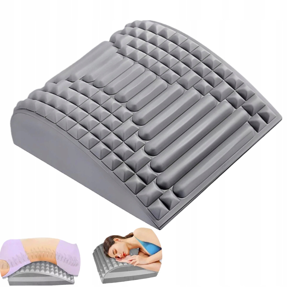 NECK AND BACK STRETCHER ELASTIC SPINE MASSAGER RELAXING STRETCHES
