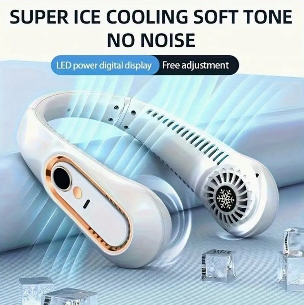NECK FAN 5-STAGE SPEED CONTROL STRONG WHITE Manufacturer code SolarBox