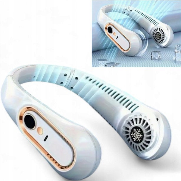 NECK FAN 5-STAGE SPEED CONTROL STRONG WHITE