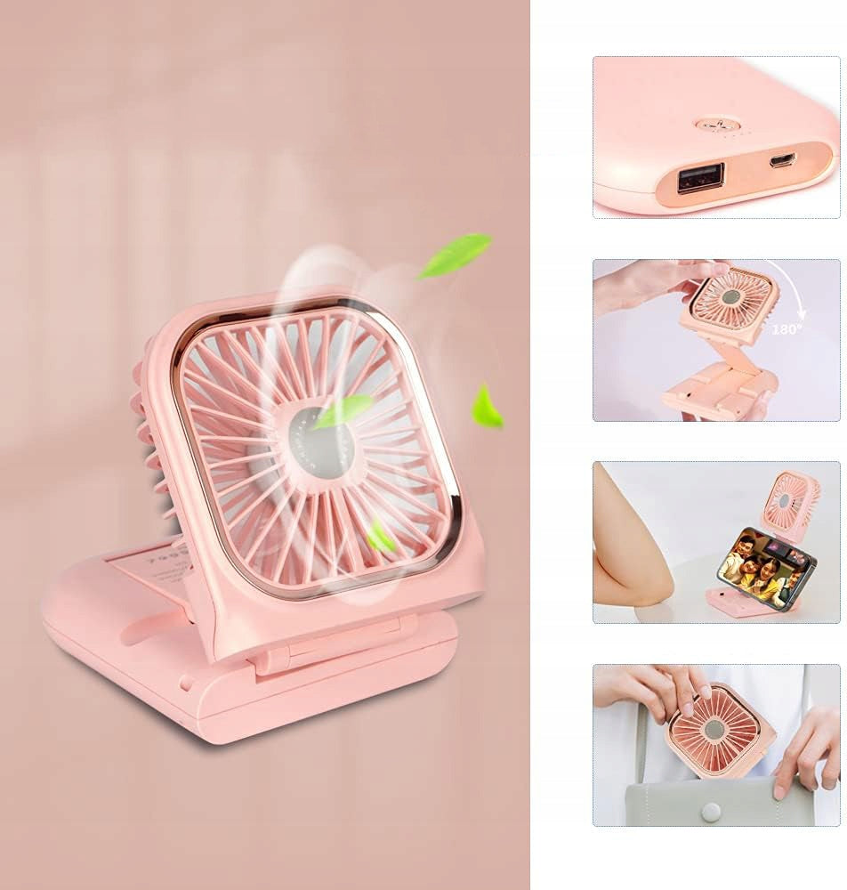 NECK FAN FOLDING HANDHELD FAN WITH PHONE HOLDER Manufacturer code ZGEER WIND2