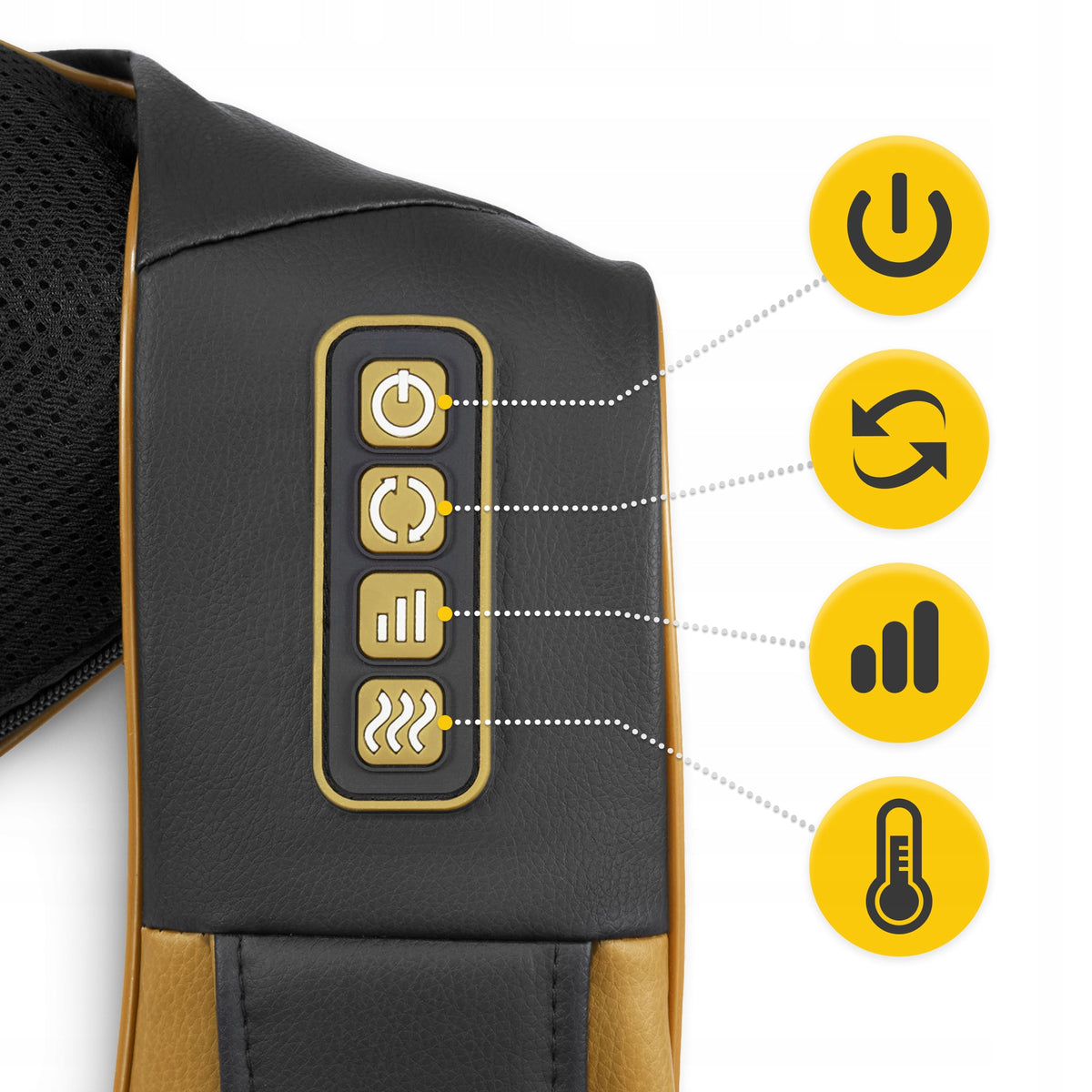 NECK MASSAGER BACK BODY HEATED MASSAGE BELT SHIATSU PRO + Packaging status original