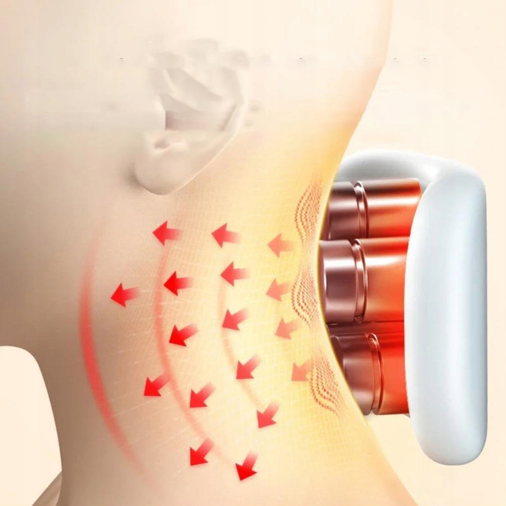 NECK MASSAGER, WIRELESS NECK AND SHOULDER MASSAGER, NECK MASSAGE Packaging status original