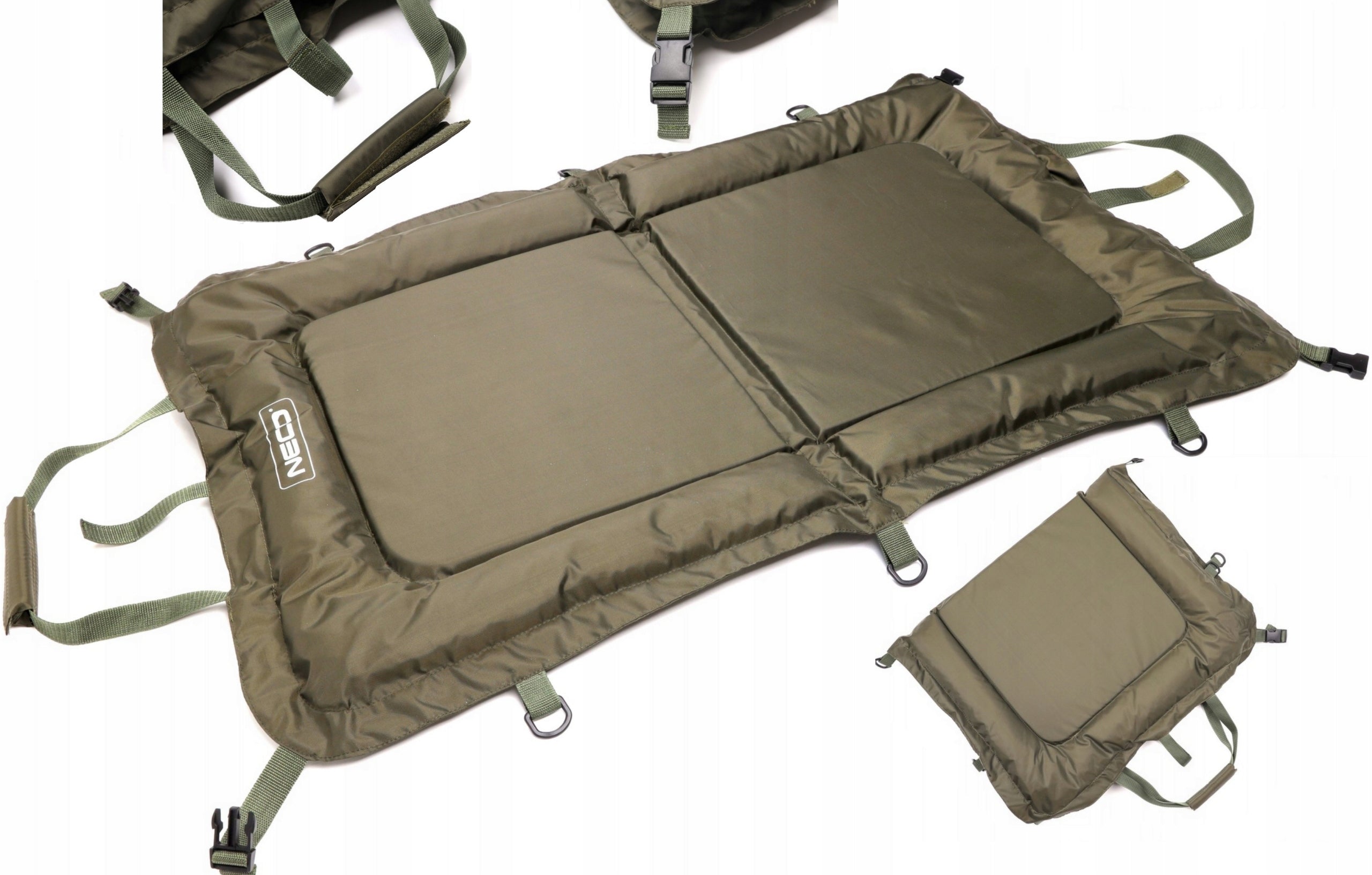 NECO CARP FISHING MAT STRONG LIGHTWEIGHT HANDY WITH WEIGHING HANDLE