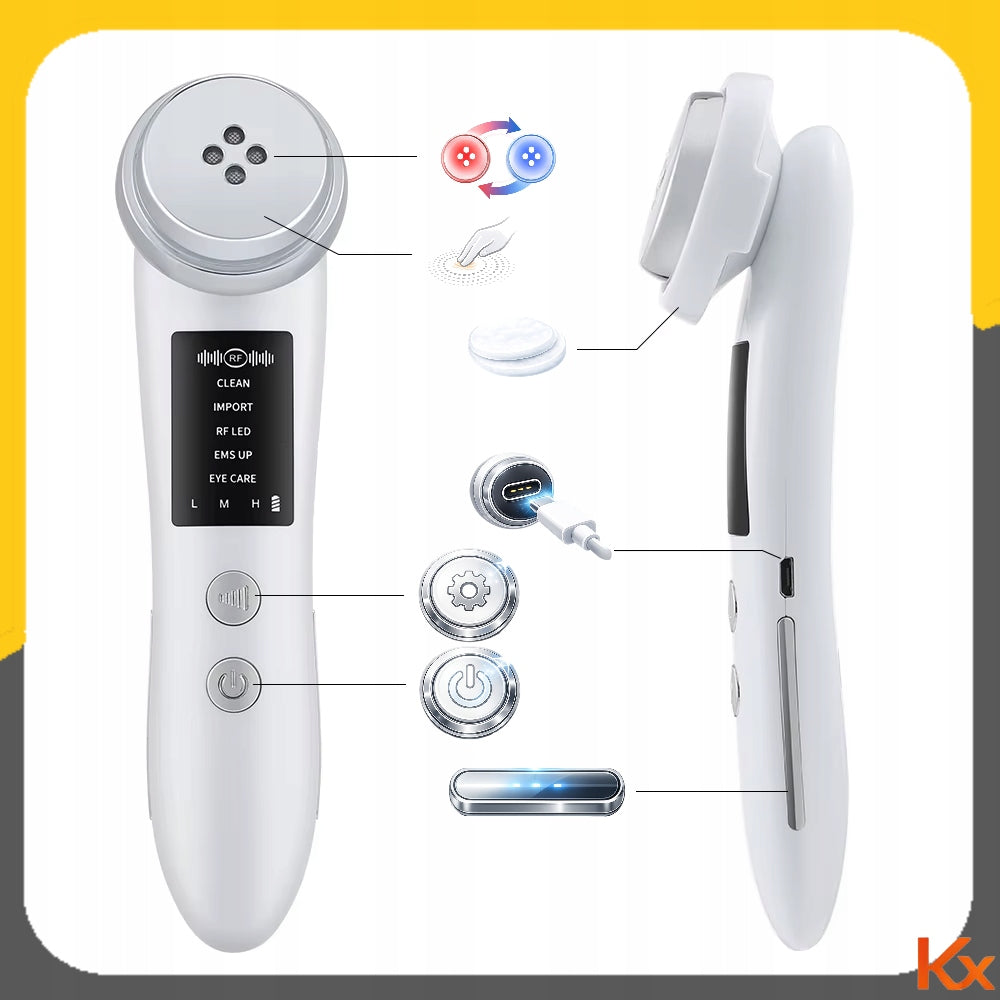 NEEDLELESS MESOTHERAPY 4in1 ELECTRIC FACE CARE MASSAGER LIFTING Medical device no