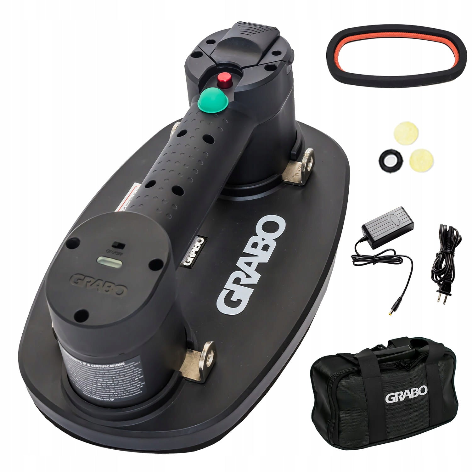 NEMO GRABO Vacuum Gripper 2,6Ah Charger Bag Manufacturer code przyssawka akumulatorowa próżniowa