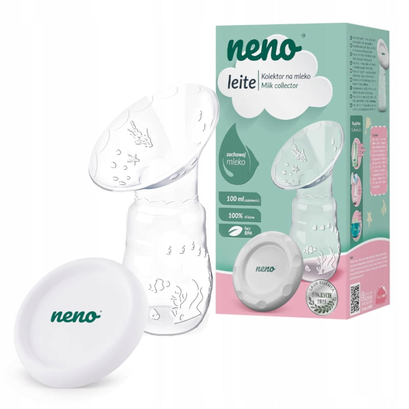NENO LEITE BREAST PUMP SILICONE MILK COLLECTOR 100 ML BPA FREE