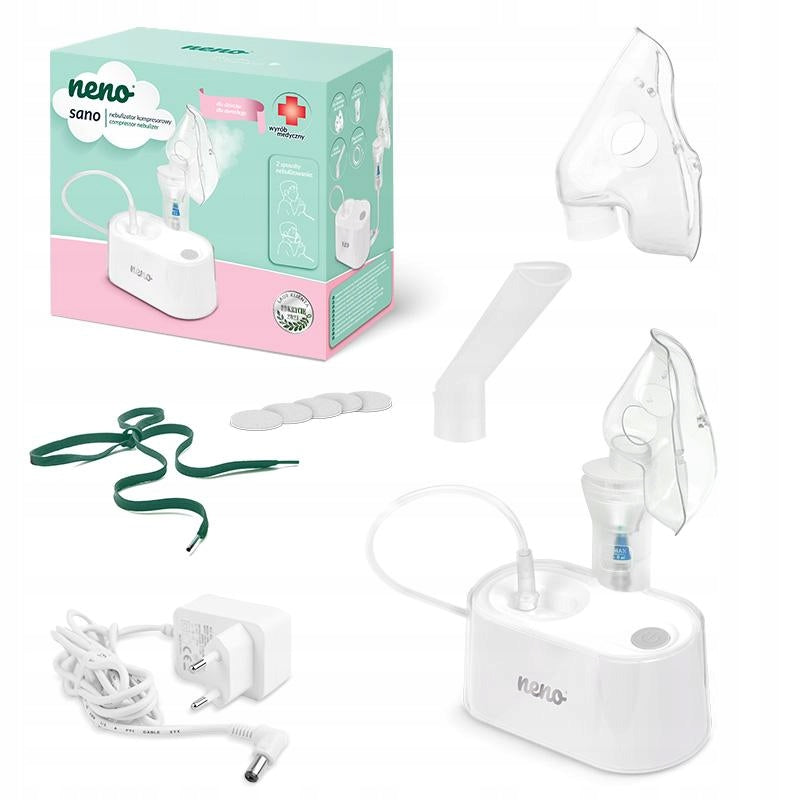 NENO NEN-MAM-INH004 compressor nebulizer SANO compact 2 masks Medical device no