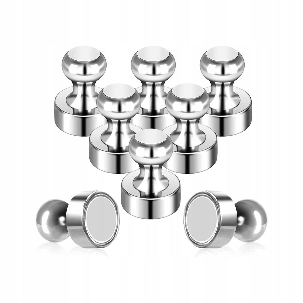 NEODYMIUM MAGNET FOR REFRIGERATOR BOARD PIN D12mm HUNTER - 10 PIECES