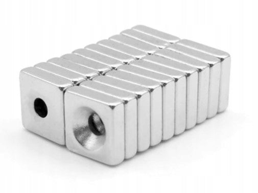 NEODYMIUM MAGNET FOR SCREW 10x10x3 STRONG 10 PCS