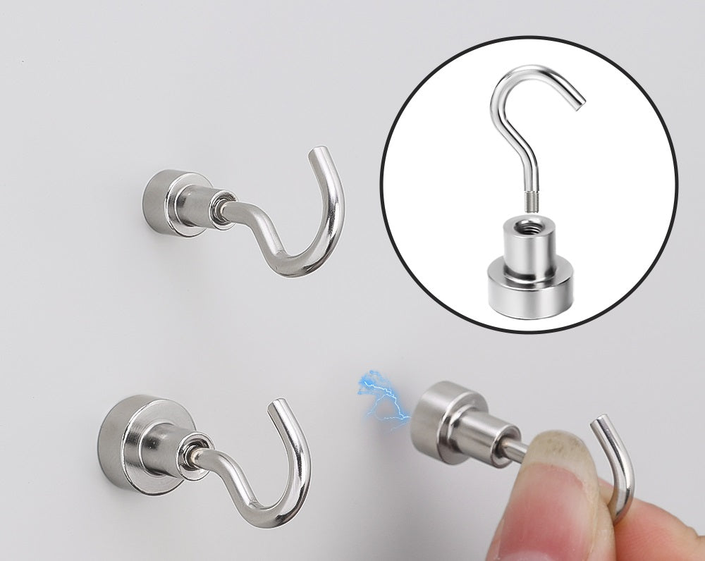 NEODYMIUM MAGNET WITH HOOK 34 KG 5PCS EAN (GTIN) 5903794422452