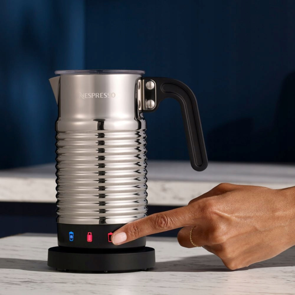 NESPRESSO MILK FROTHER AEROCCINO 4 SILVER Dominant color silver/gray