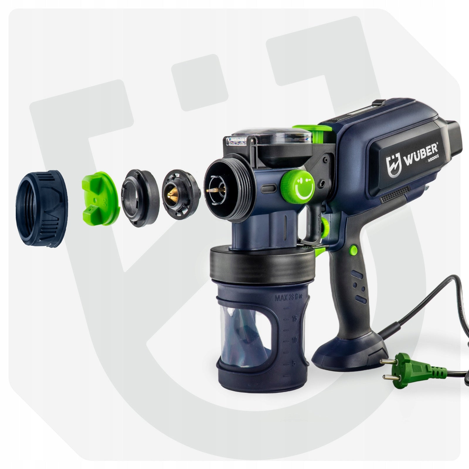 NETWORK ELECTRIC SPRAY PAINT GUN FOR WALL PAINTING 550W Manufacturer code W02003 PISTOLET MALARSKI NATRYSKOWY MALOWANIE