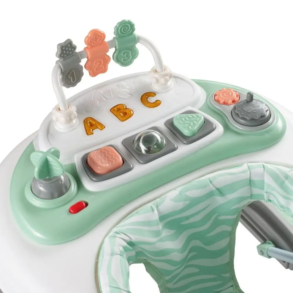 NEW BABY Baby Walker with Silicone Wheels ABC Brilliant Star Color white