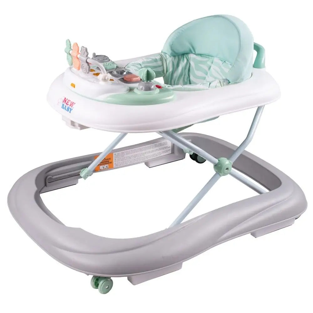 NEW BABY Baby Walker with Silicone Wheels ABC Brilliant Star