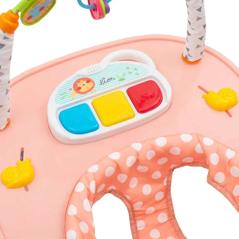 NEW BABY Baby Walker with Silicone Wheels Forest Kingdom Pink Brand NEW BABY