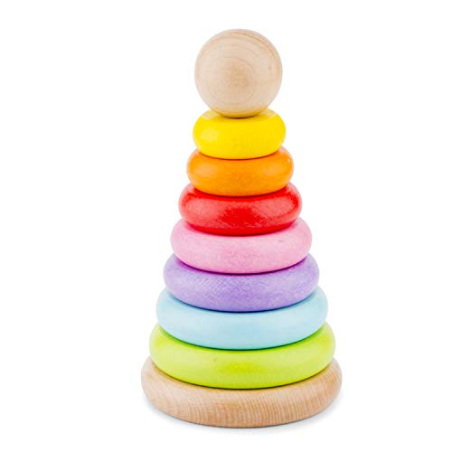 NEW CLASSIC TOYS WOODEN SORTER - RAINBOW TOWER