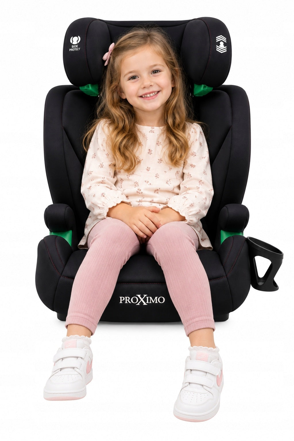 NEW COMFORTABLE CHILD CAR SEAT FROM 100-150cm i-SIZE R129 ISOFIX Manufacturer code PROXIMO