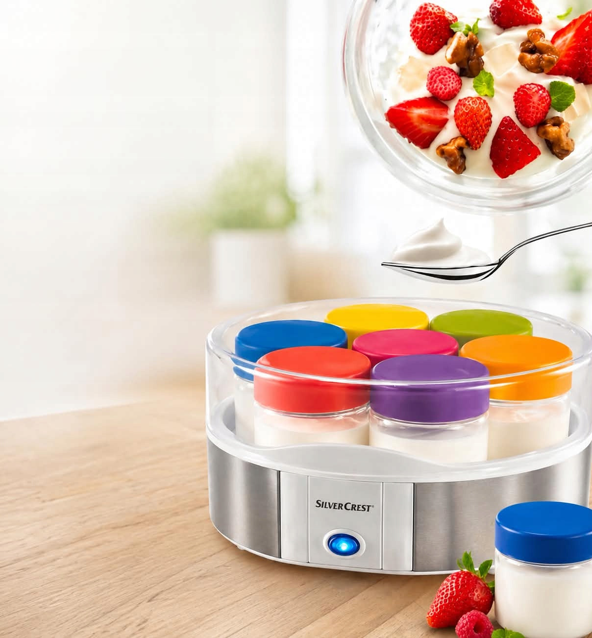 NEW HOME YOGURT MAKER SIlverCrest FOR GIFT
