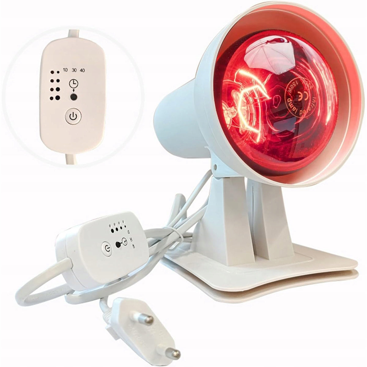 NEW INFRARED HEATING TREATMENT LAMP 150W STRONG ADJUSTABLE BAYS
