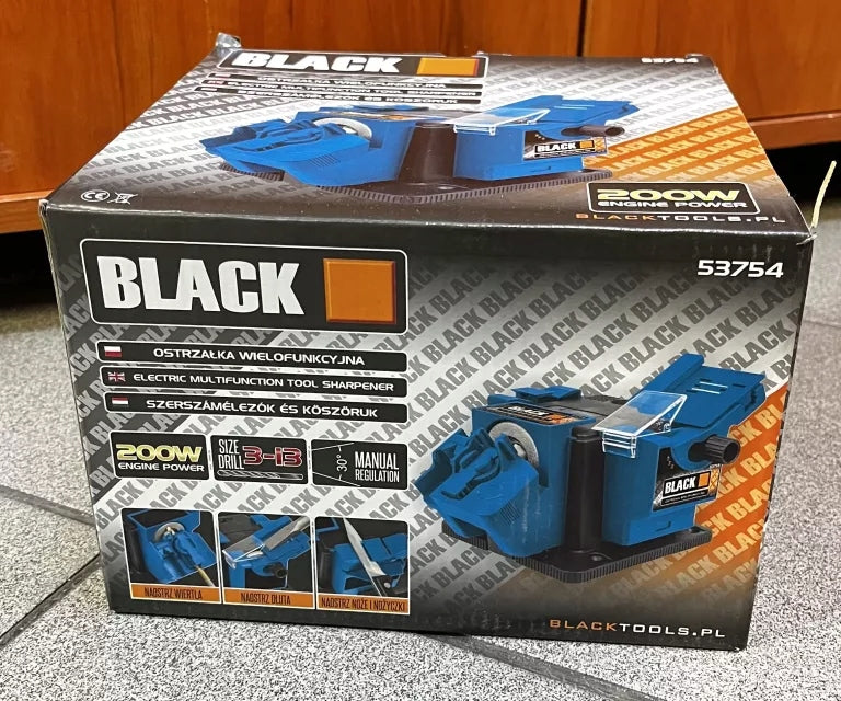 NEW MULTIFUNCTION SHARPENER BLACK 53754 Manufacturer code 53754 Ostrzałka wielofunkcyjna