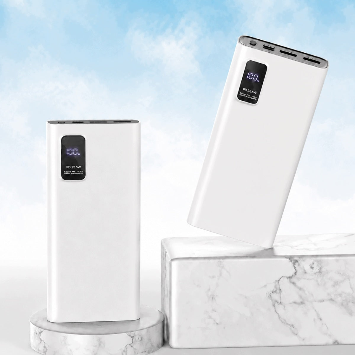 NEW POWER BANK 50000MAH PD 22,5W TYPE-C USB FAST CHARGING FOR PHONE Battery type lithium-ion