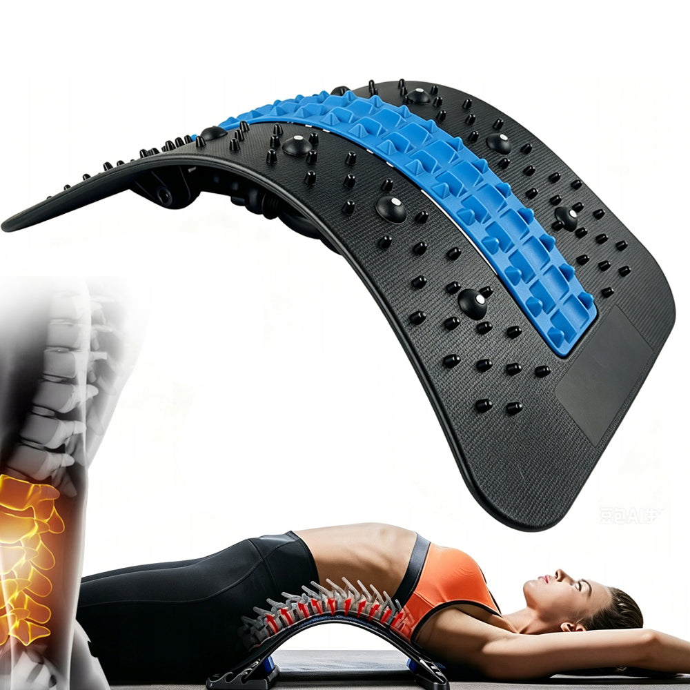 NEW SPINE BACK STRETCHING DEVICE ADJUSTABLE MASSAGER