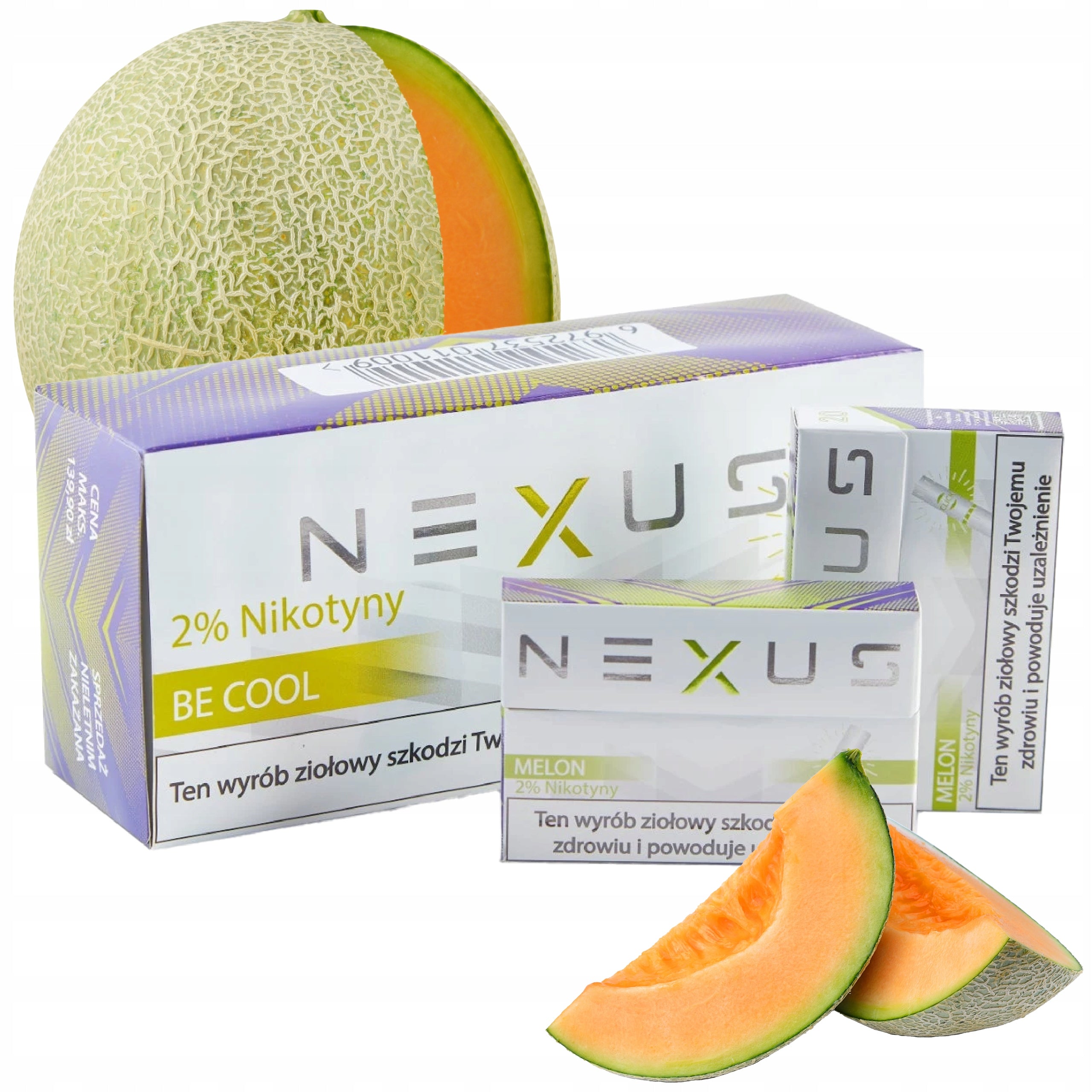 NEXUS MELON with nicotine cartridges compatible with IQOS (NOT for Iqos Iluma) Packaging status original