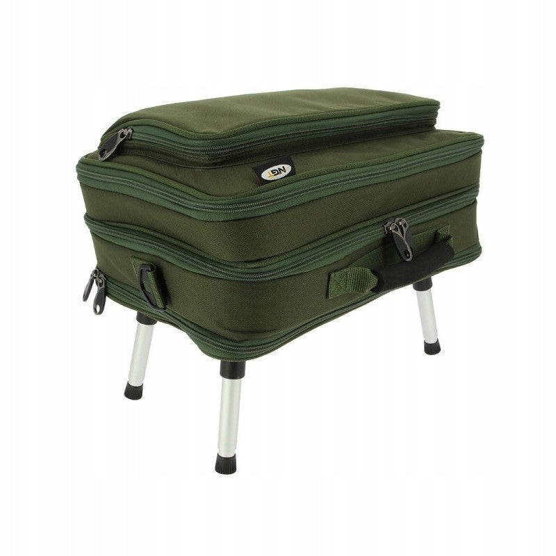 NGT - BOX WITH TABLE Deluxe Anglers Two Tier PLUS
