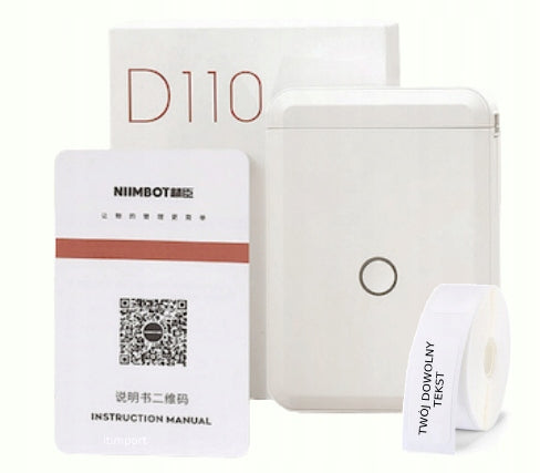 NIIMBOT Thermal Printer STICKERS Wireless Manufacturer code D110