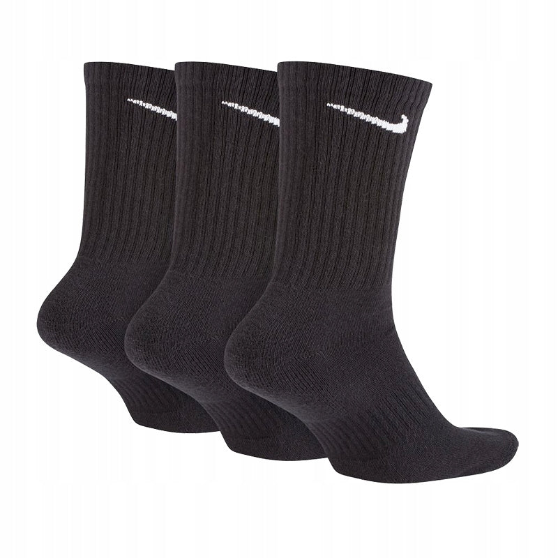 NIKE Socks set of 3 pairs of cotton high for training black ros. 42-46 Packaging status original