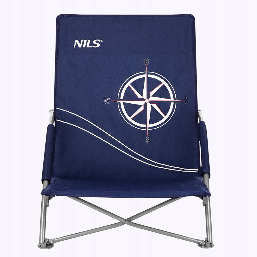 NILS Beach Lounger Garden Folding Hiking Chair With Cover Kind sunbed